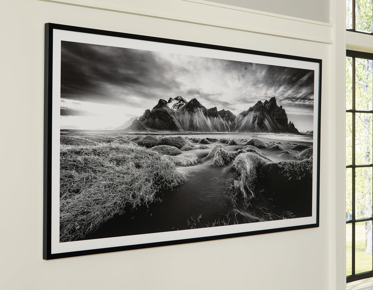 Delstone Black/White Wall Art from Ashley - Luna Furniture