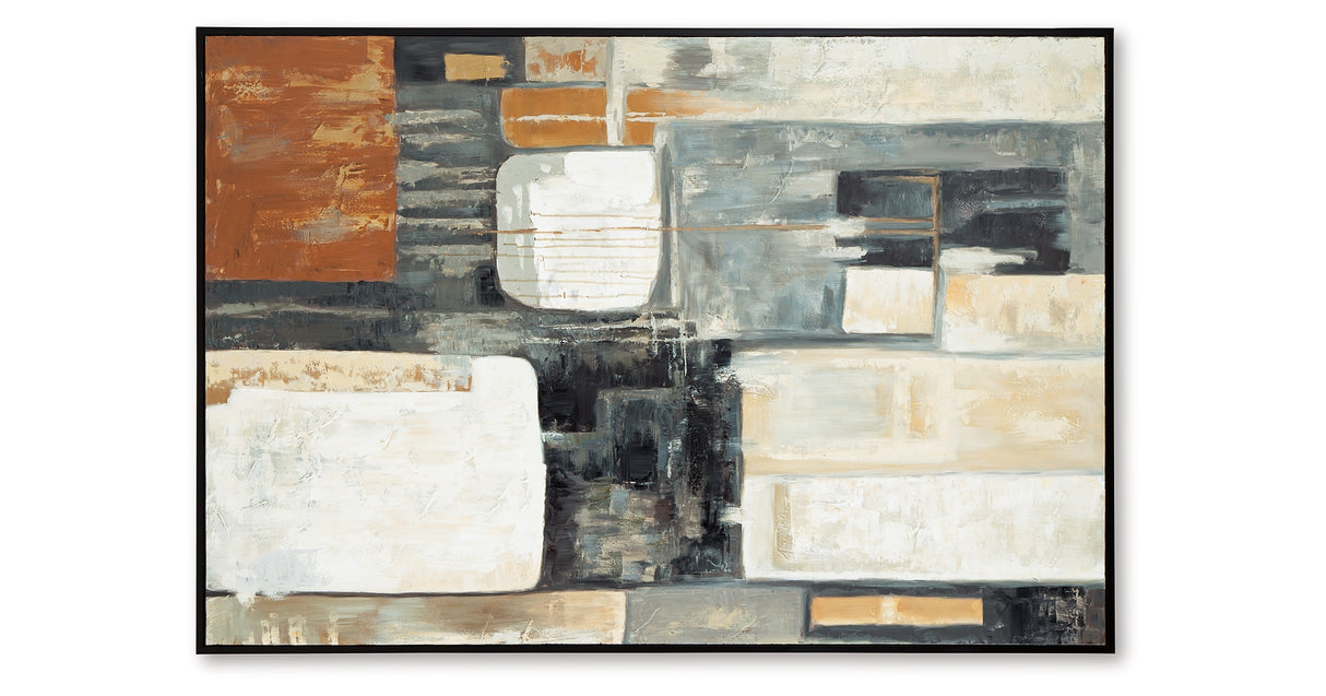 Howford Brown/Black/Gray Wall Art from Ashley Furniture - Luna Furniture