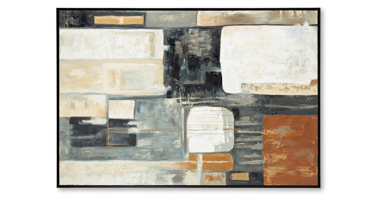 Howford Brown/Black/Gray Wall Art from Ashley Furniture - Luna Furniture