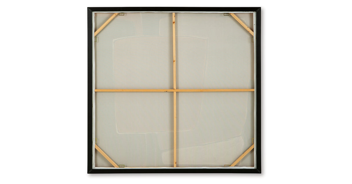 Actman Cream/Brown/Gray Wall Art from Ashley Furniture - Luna Furniture