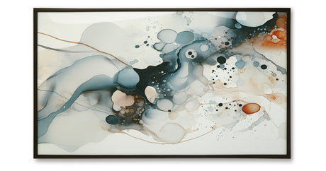 Foxenburg Blue/Amber/White Wall Art from Ashley - Luna Furniture
