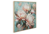 Parryville Aqua/Pink Wall Art from Ashley Furniture - Luna Furniture