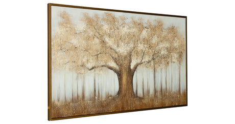 Dalewick Brown/Gray/Gold Finish Wall Art from Ashley - Luna Furniture