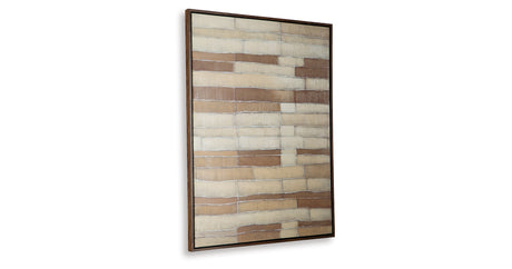 Kalanmore Brown/Tan/White Wall Art from Ashley - Luna Furniture