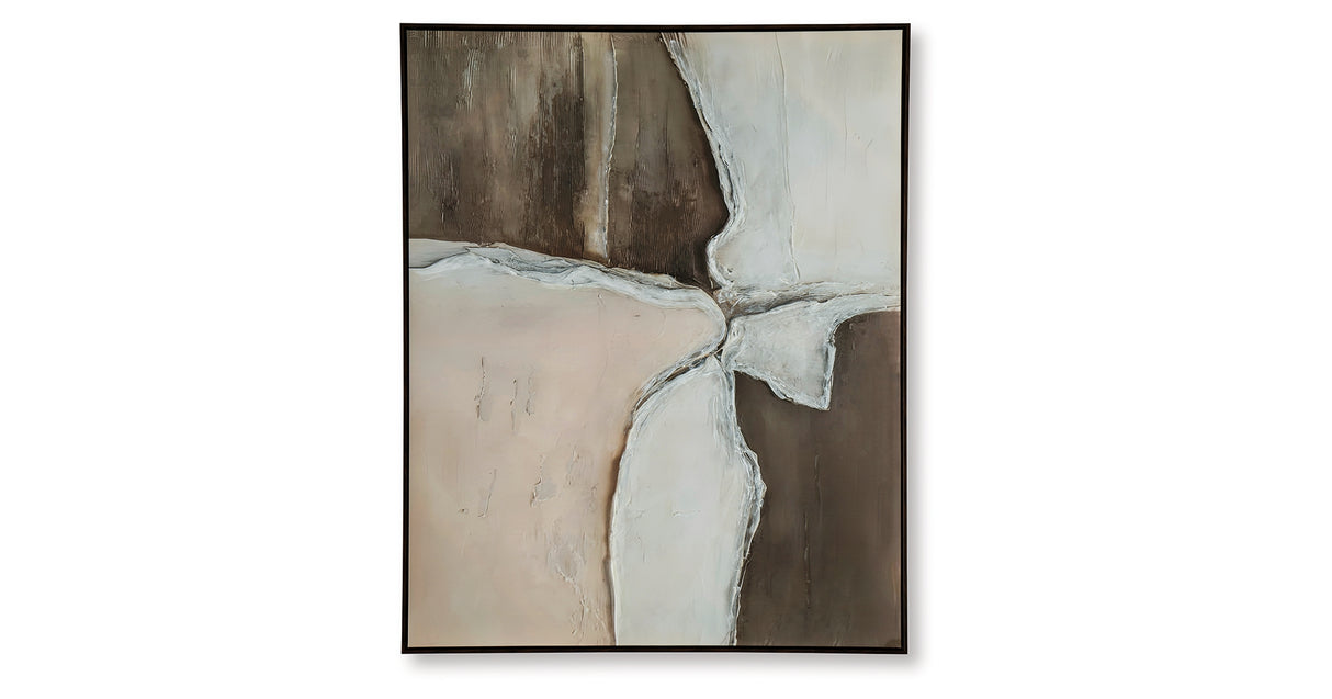 Junward Brown/Tan/White Wall Art from Ashley Furniture - Luna Furniture
