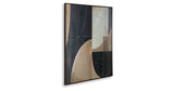 Ewanford Black/Brown/Tan Wall Art from Ashley Furniture - Luna Furniture