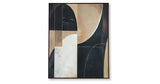 Ewanford Black/Brown/Tan Wall Art from Ashley Furniture - Luna Furniture