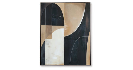 Ewanford Black/Brown/Tan Wall Art from Ashley - Luna Furniture