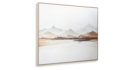 Karalen White/Gray/Brown Wall Art from Ashley - Luna Furniture