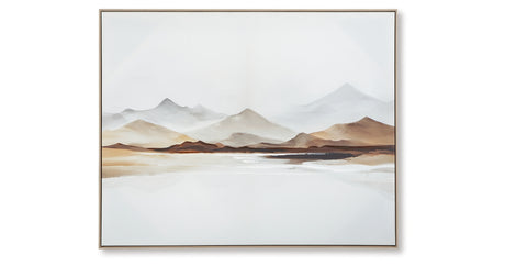 Karalen White/Gray/Brown Wall Art from Ashley - Luna Furniture