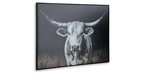 Harlandale Black/White/Brown Wall Art from Ashley - Luna Furniture