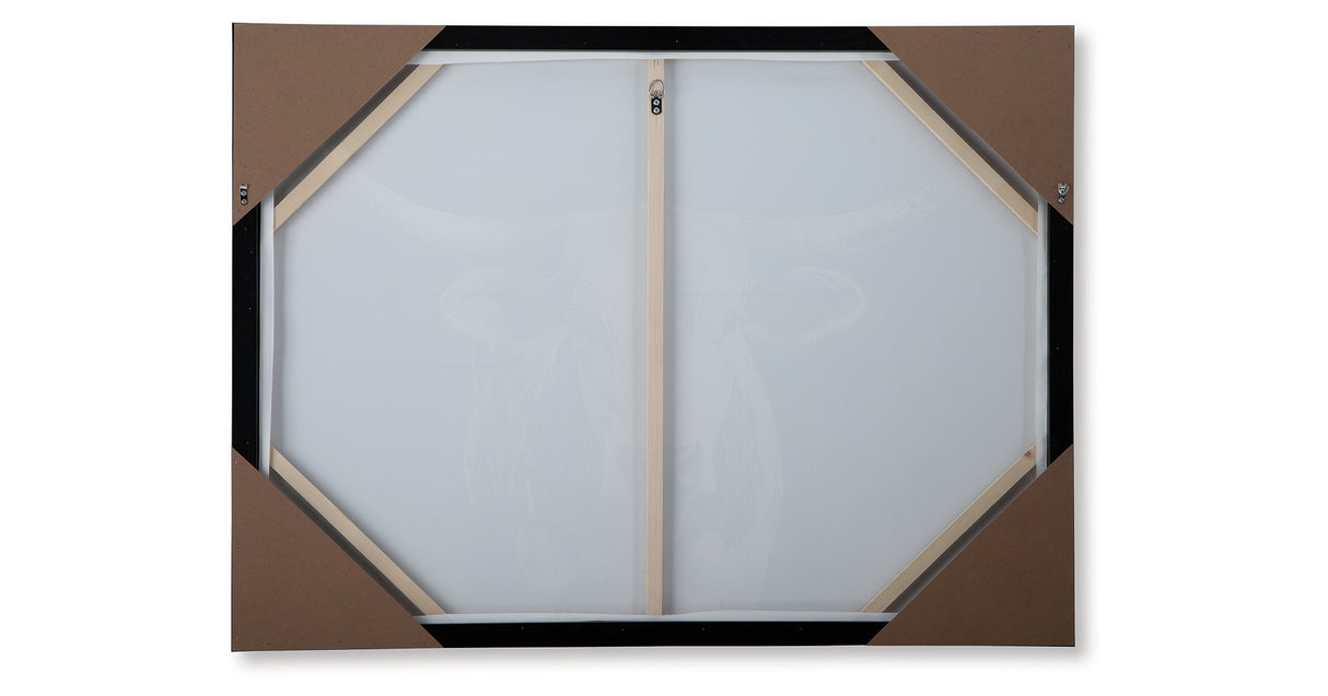 Harlandale Black/White/Brown Wall Art from Ashley Furniture - Luna Furniture
