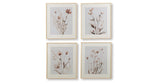 Chettings Beige/Gray/Blush Wall Art (Set of 4) from Ashley Furniture - Luna Furniture