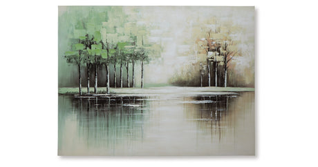 Garlenridge Green/Tan/White Wall Art from Ashley - Luna Furniture
