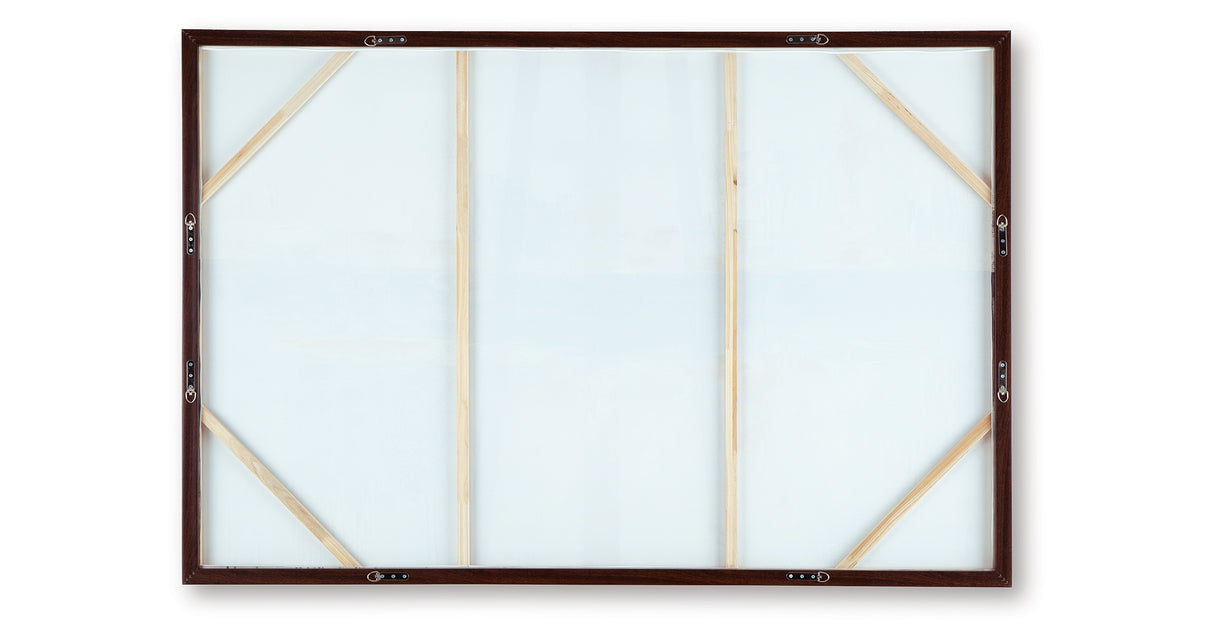 Gatesford Blue/White/Tan Wall Art from Ashley - Luna Furniture