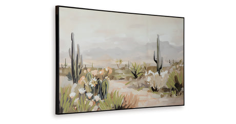 Sidworth Green/Beige/Gray Wall Art from Ashley - Luna Furniture