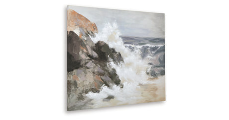 Worthner Tan/Gray/White Wall Art from Ashley - Luna Furniture