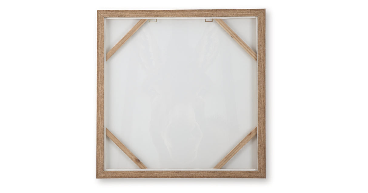 Landerton Brown/Blue/White Wall Art from Ashley - Luna Furniture