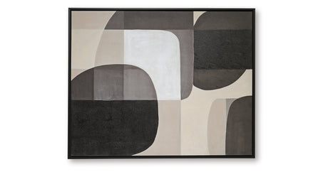 Kesleigh Black/White Wall Art from Ashley - Luna Furniture