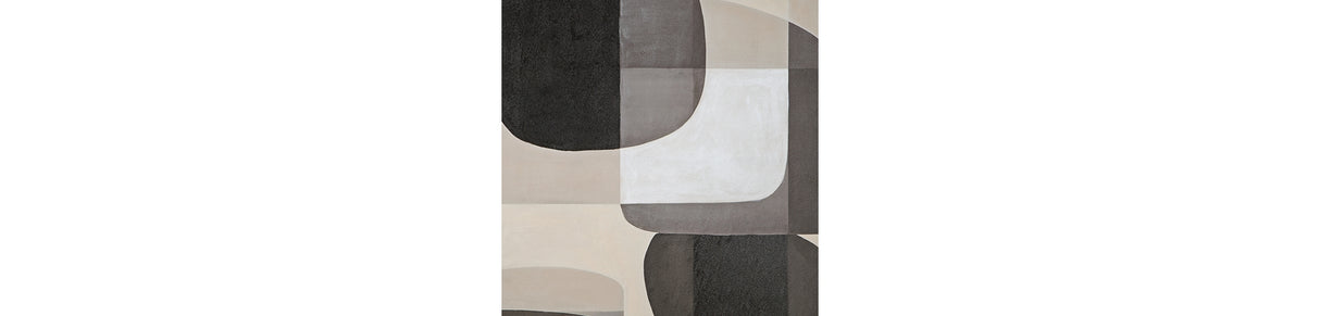 Kesleigh Black/White Wall Art from Ashley - Luna Furniture