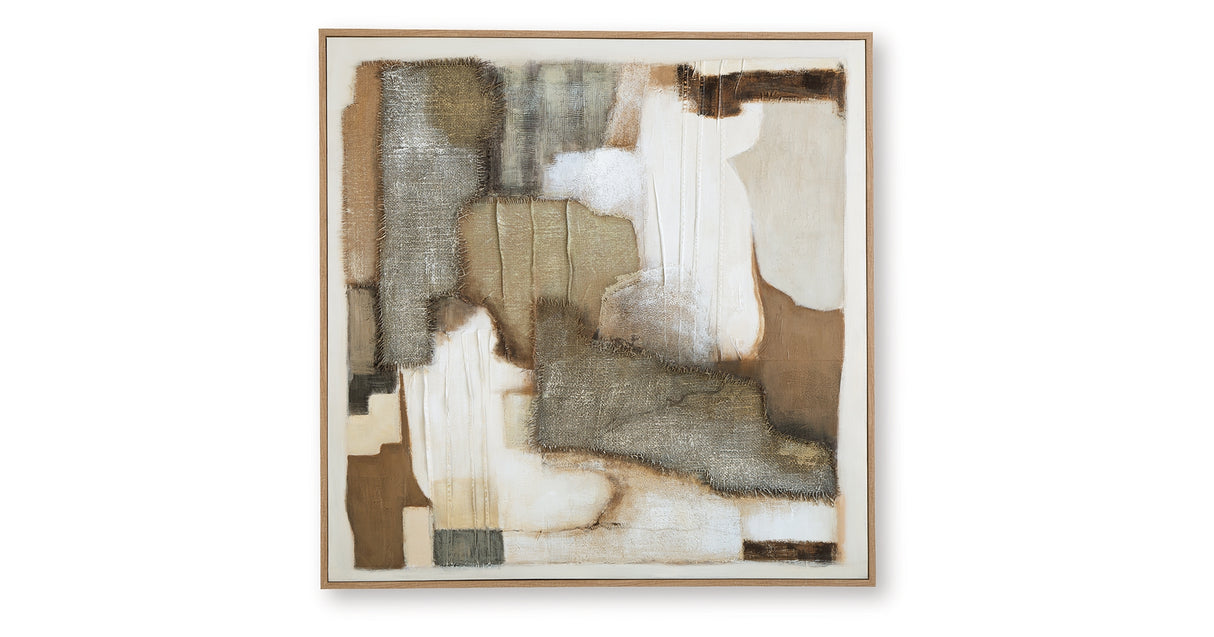 Wylander Tan/Brown/Gray Wall Art from Ashley - Luna Furniture