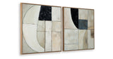 Bexlen Tan/Taupe/Black Wall Art (Set of 2) from Ashley - Luna Furniture