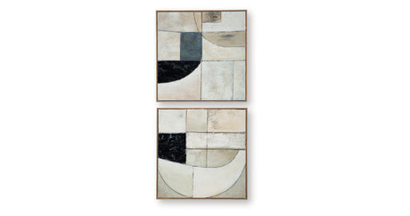 Bexlen Tan/Taupe/Black Wall Art (Set of 2) from Ashley - Luna Furniture