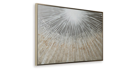 Waldard Gray/Taupe/White Wall Art from Ashley - Luna Furniture