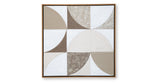 Harelman Tan/Taupe/White Wall Art from Ashley Furniture - Luna Furniture