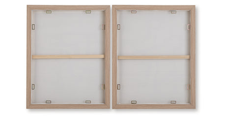 Waldett Beige/White Wall Art (Set of 2) from Ashley - Luna Furniture