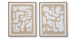 Waldett Beige/White Wall Art (Set of 2) from Ashley Furniture - Luna Furniture