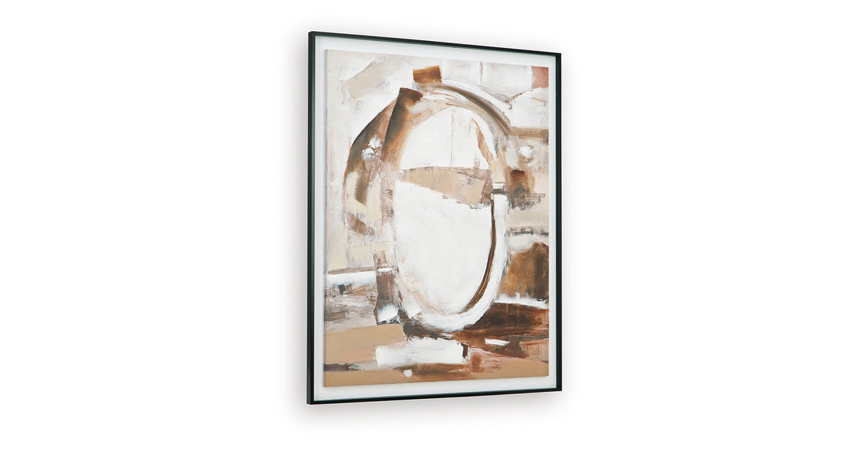 Bradlow Brown/White/Black Wall Art from Ashley Furniture - Luna Furniture