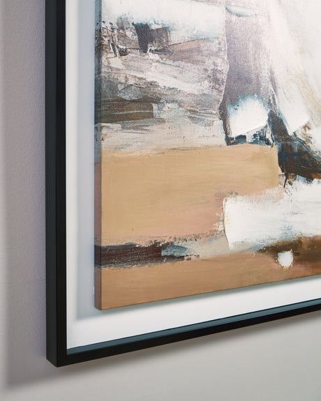 Bradlow Brown/White/Black Wall Art from Ashley Furniture - Luna Furniture