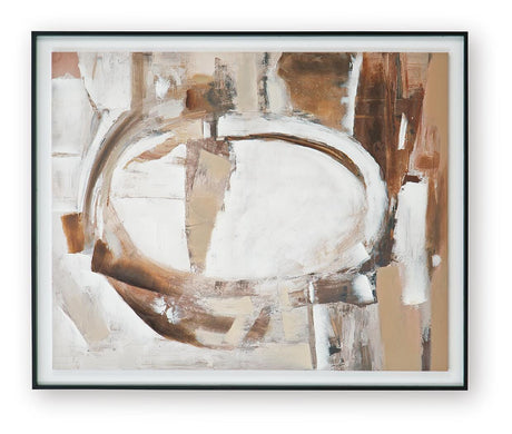 Bradlow Brown/White/Black Wall Art from Ashley Furniture - Luna Furniture