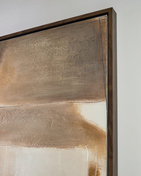 Feyville Black/Brown/Cream Wall Art from Ashley Furniture - Luna Furniture