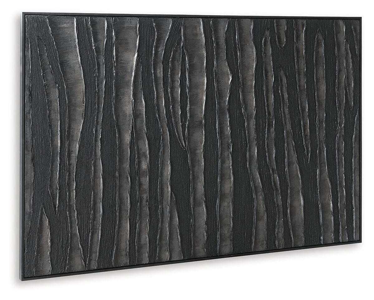 Lynnworth Black/Brown Wall Art from Ashley - Luna Furniture