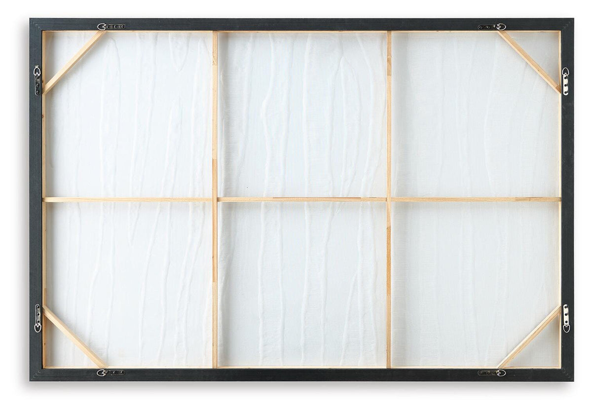 Lynnworth Black/Brown Wall Art from Ashley - Luna Furniture