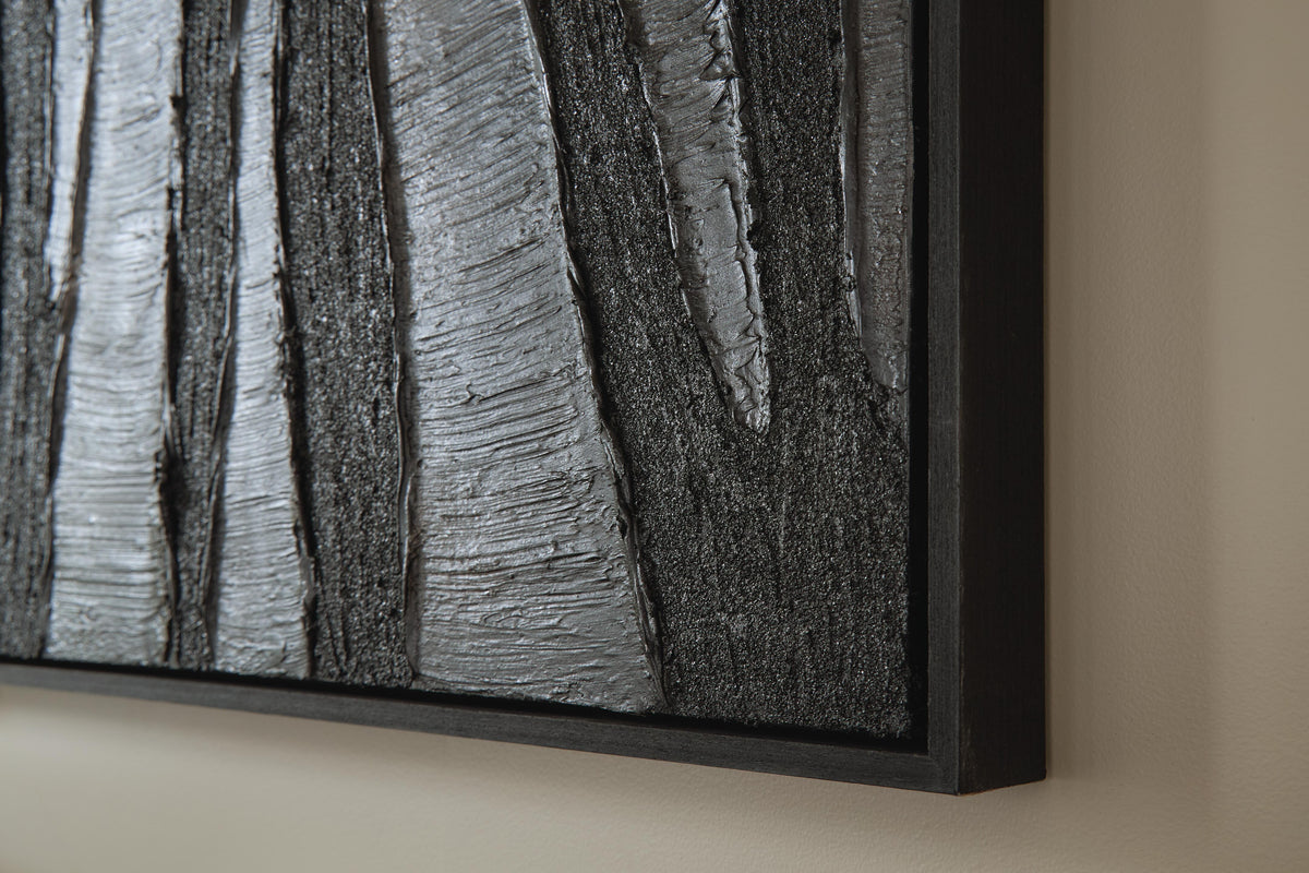 Lynnworth Black/Brown Wall Art from Ashley - Luna Furniture