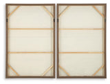 Stormish Beige/Brown Wall Art, Set of 2 from Ashley - Luna Furniture