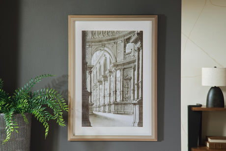 Jebkins Black/Walnut Wall Art from Ashley - Luna Furniture