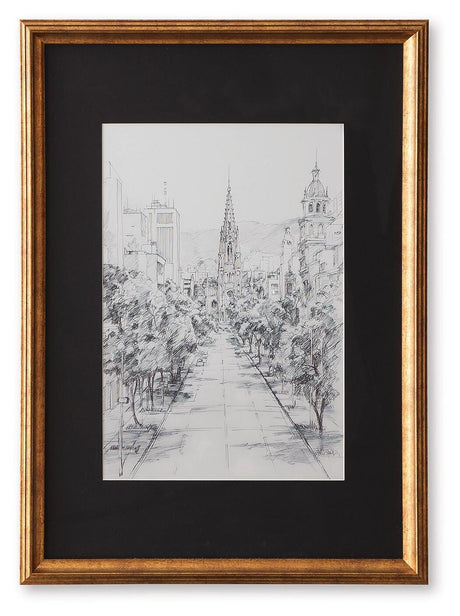 Lemmill Black/White Wall Art from Ashley - Luna Furniture