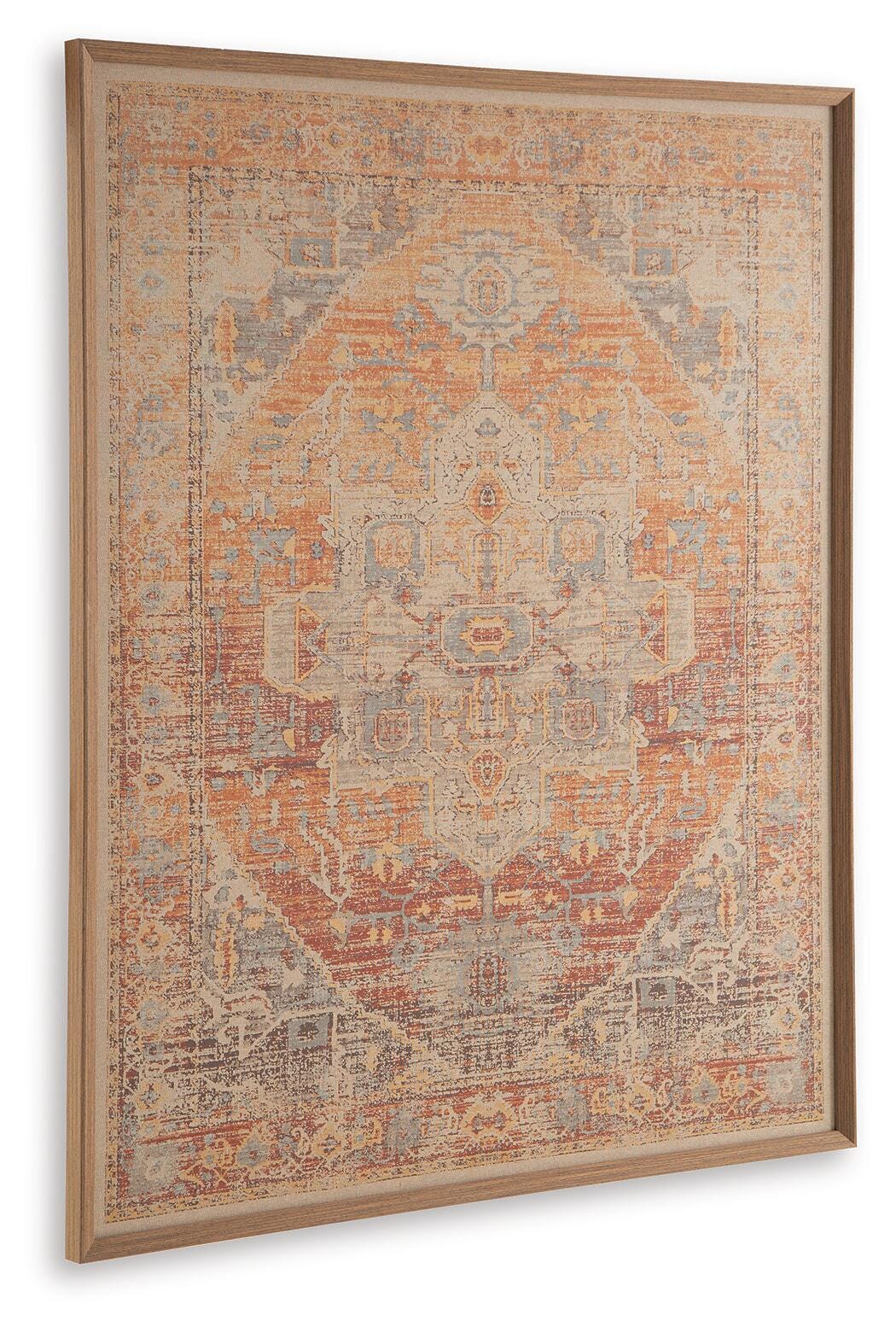Kerrickson Red/Orange/Blue Wall Art from Ashley - Luna Furniture