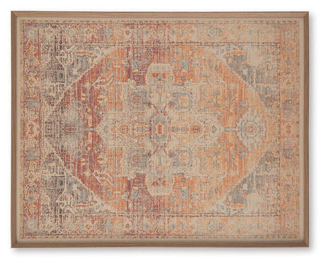 Kerrickson Red/Orange/Blue Wall Art from Ashley - Luna Furniture