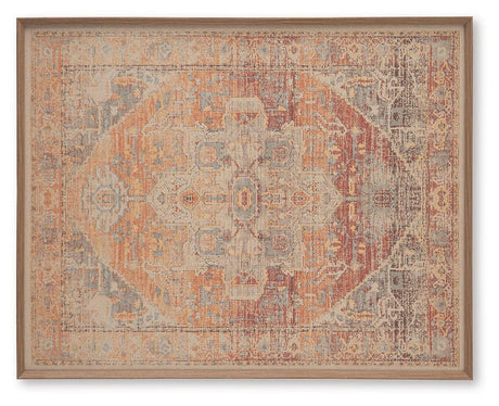 Kerrickson Red/Orange/Blue Wall Art from Ashley - Luna Furniture