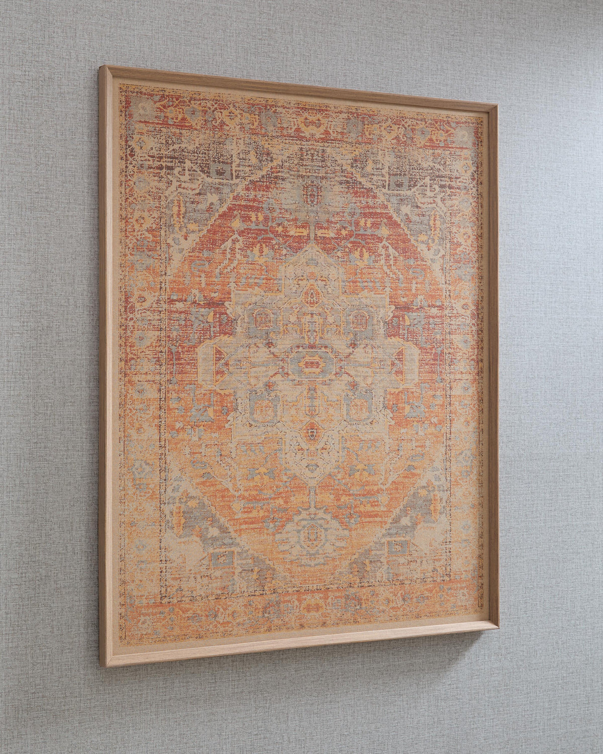 Kerrickson Red/Orange/Blue Wall Art from Ashley - Luna Furniture