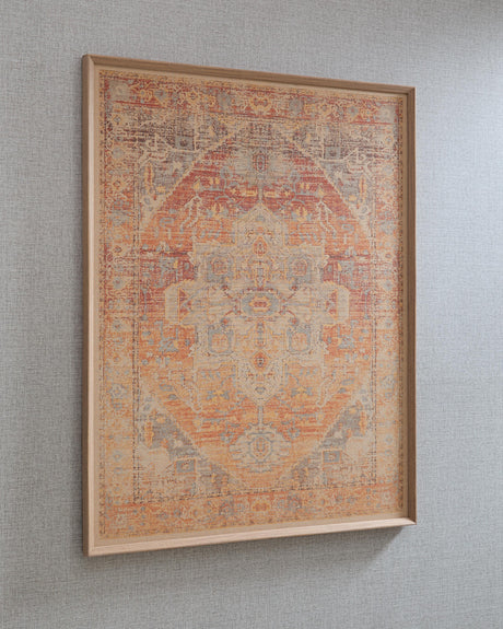 Kerrickson Red/Orange/Blue Wall Art from Ashley - Luna Furniture