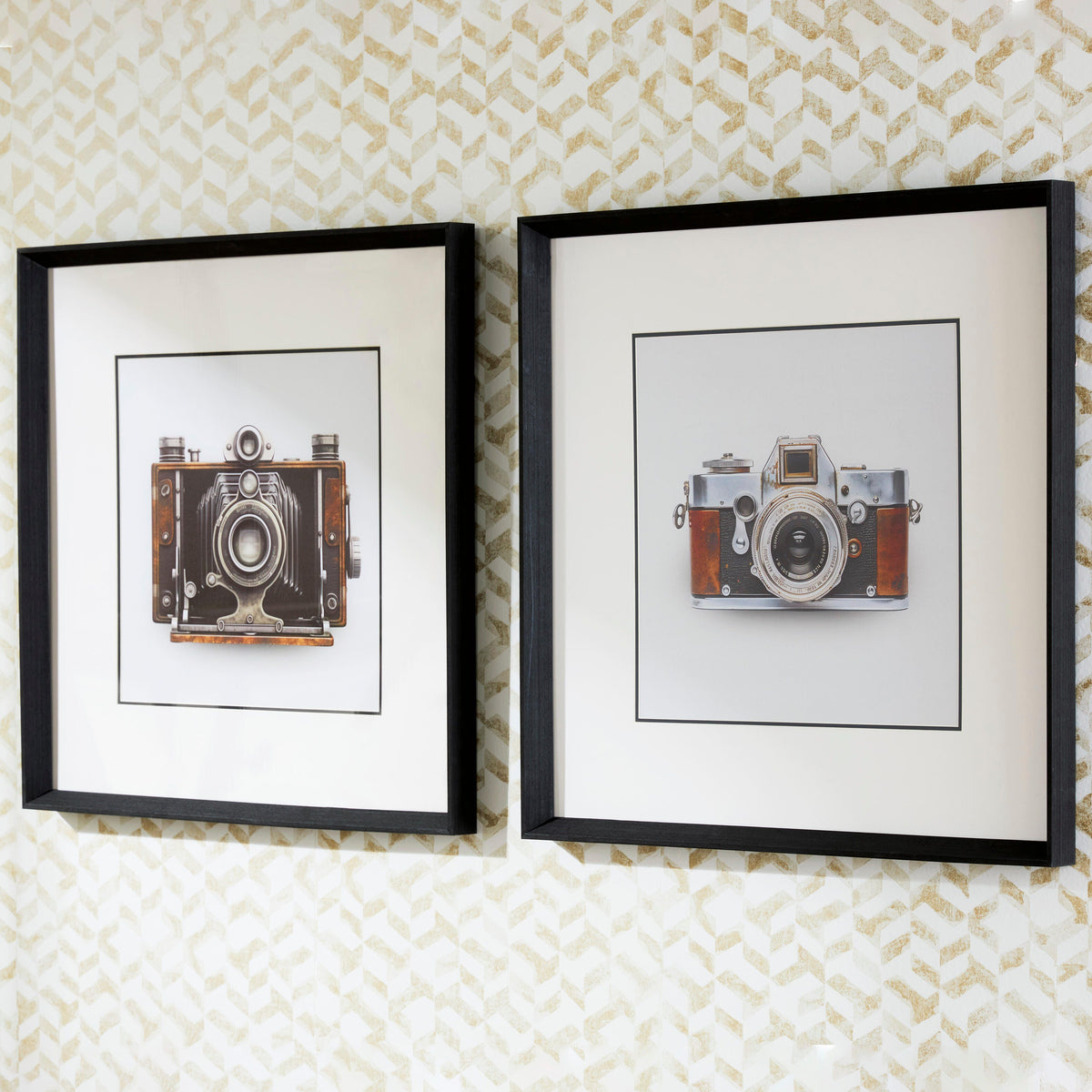 Dirkgrove Black/White/Brown Wall Art, Set of 2 from Ashley - Luna Furniture