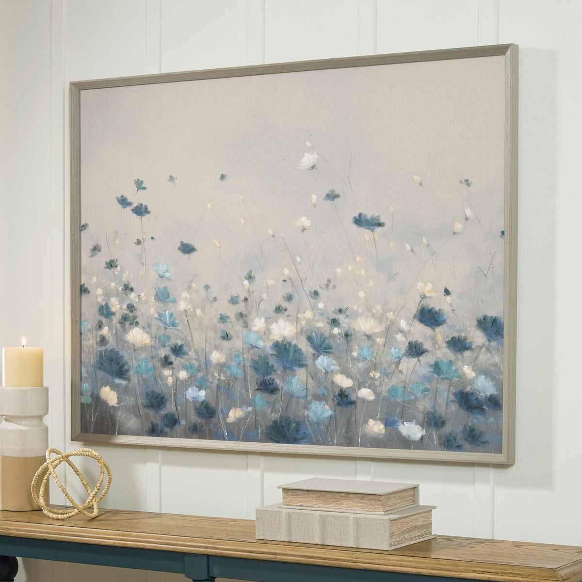 Claydale Gray/Blue/White Wall Art from Ashley - Luna Furniture