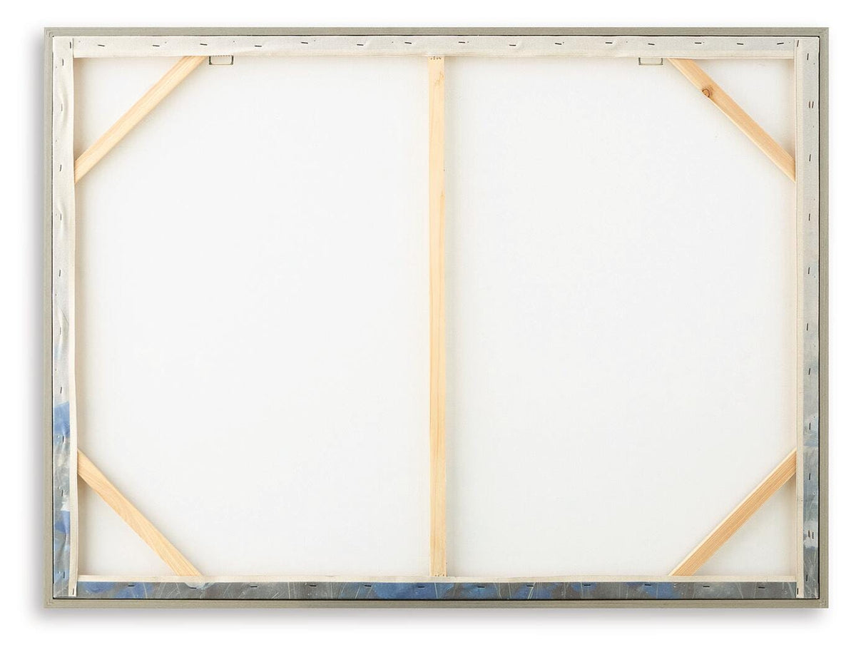Claydale Gray/Blue/White Wall Art from Ashley - Luna Furniture