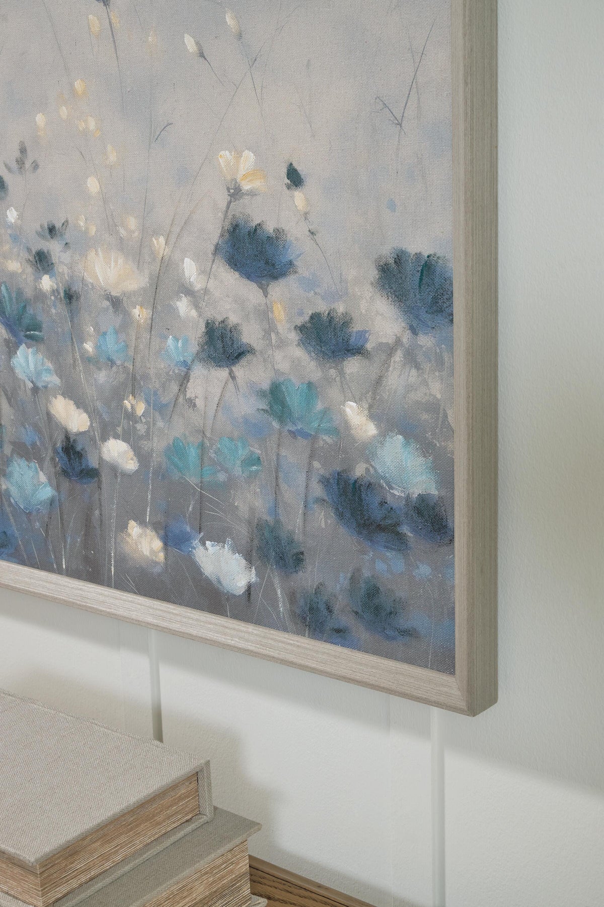 Claydale Gray/Blue/White Wall Art from Ashley - Luna Furniture